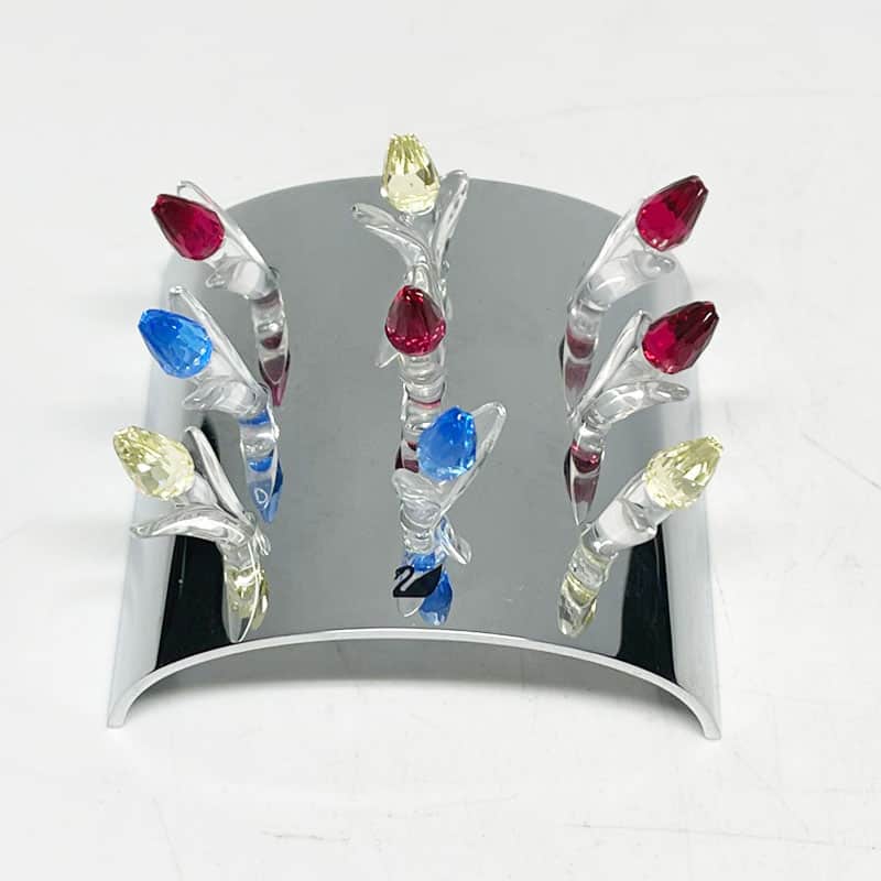 Swarovski Mini outlet Tulips with Metal Stand